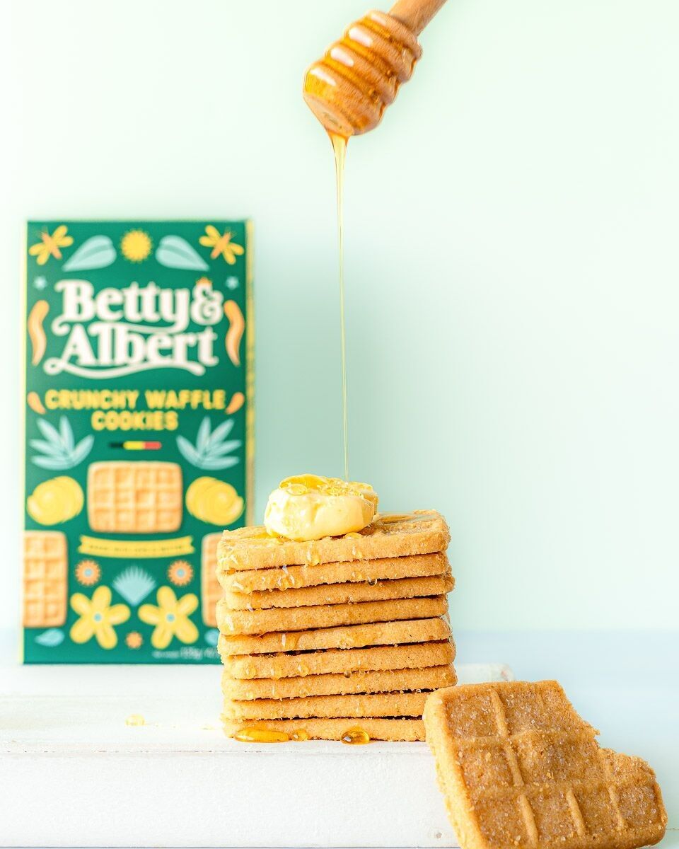 Biscotti croccanti waffle belgi 135g