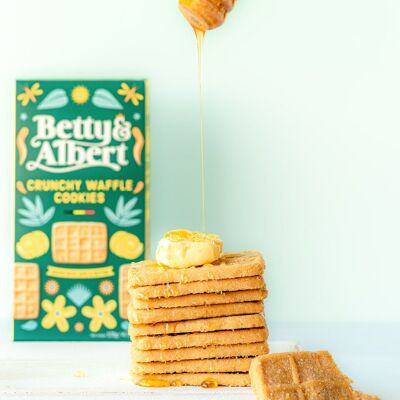 Crunchy Belgian waffle cookies 135g