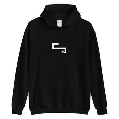 Sudadera básica con capucha - Negro