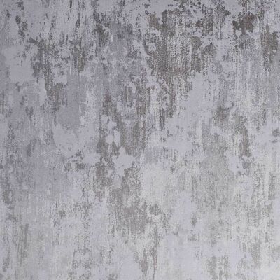 Papel pintado Moderna Stucco Shimmer - Gris / Morado