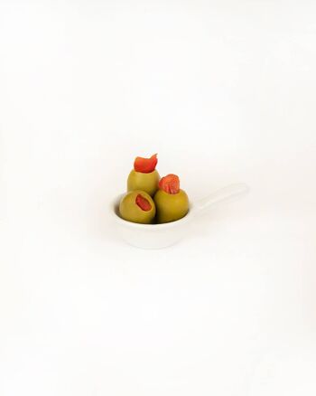 Olives Vertes - Gordal - Farcies aux Poivrons Rouges 3