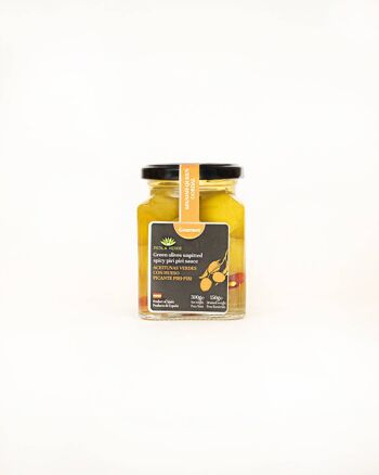 Olives Vertes - Gordal - Non Dénoyautées En Sauce Piri Piri Épicée 1