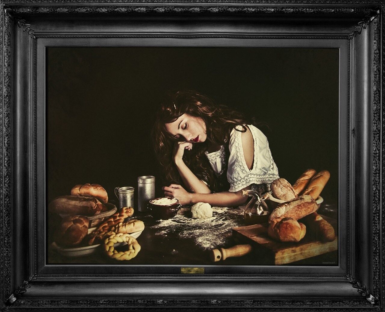 Tela stampata White Dress' - Medium