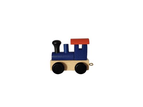 Wooden Train Colored