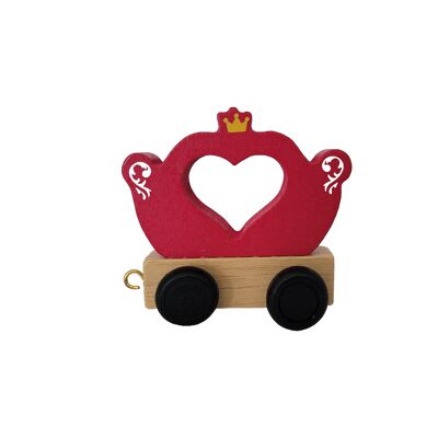 Wooden Fairy Carriage Colored
