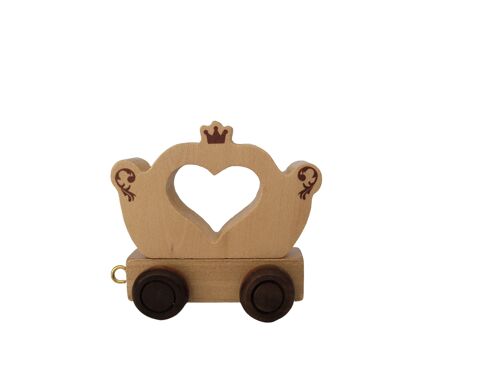 Wooden Fairy Carriage Natural