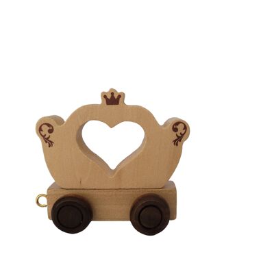 Wooden Fairy Carriage Natural