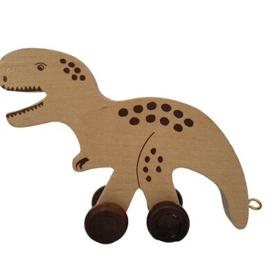 Wooden T Rex Natural