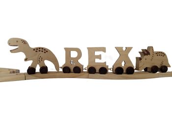 T Rex en Bois Naturel 2