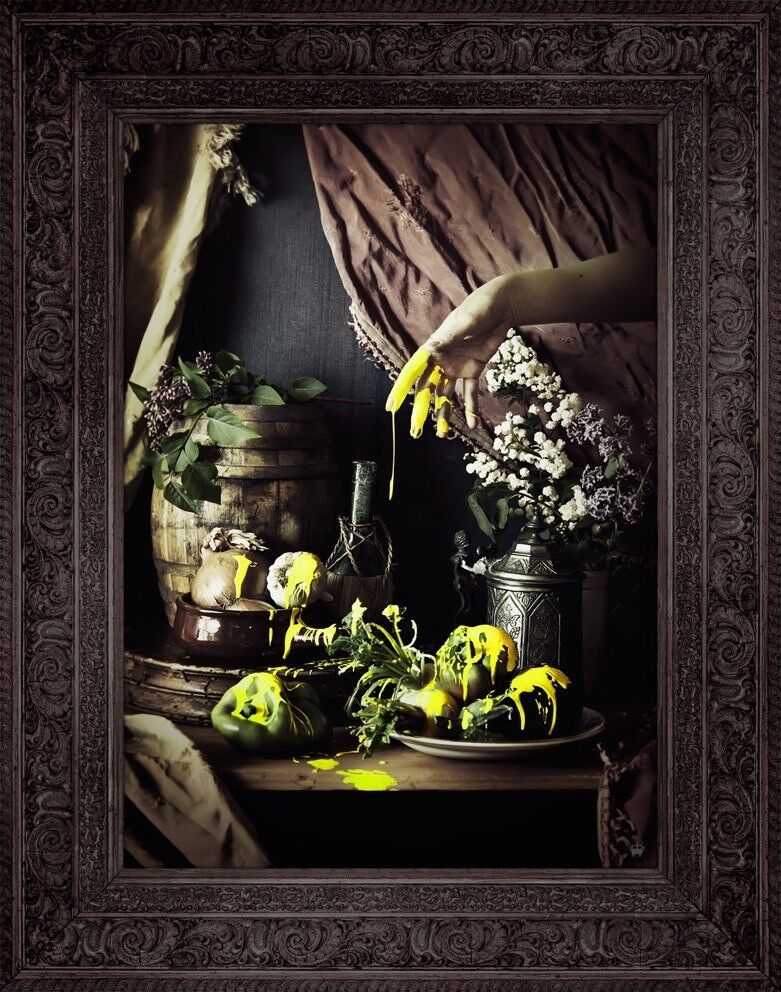 Seltsame Frucht Leinwand groß