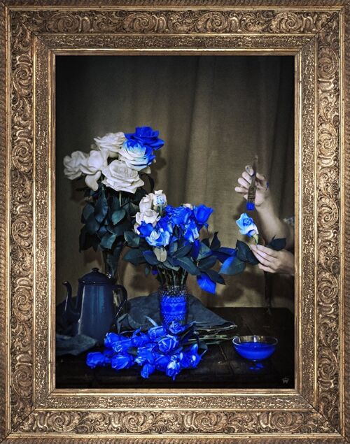 Scent Of Cobalt Canvas Large