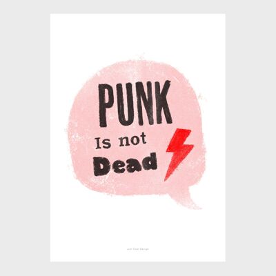 A5 Wall Art Print | Punk is not dead