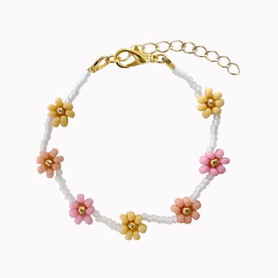 Bracelet Flowers Pastel