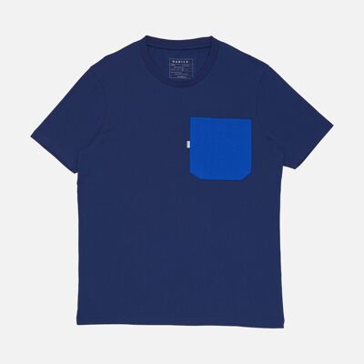 Das blaue Eklipse-T-SHIRT