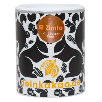 El Zimto Poudre de Chocolat Bio Cannelle de Ceylan | Cacao | bio | végétalien | chocolat chaud