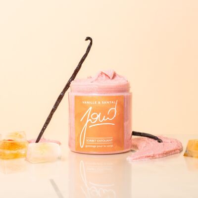 Peeling-Sorbet mit Vanille und Sandelholz