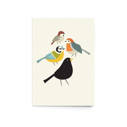 Postkarte "Birdies"
