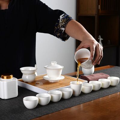 Servicio de té al estilo Gong Fu