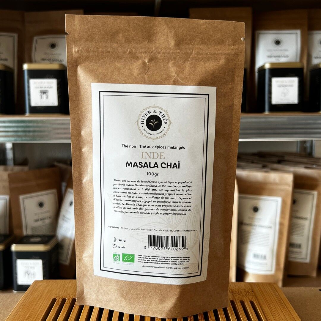 INDIA - Tè speziato biologico: Masala Chaï - Eco-ricarica 100g