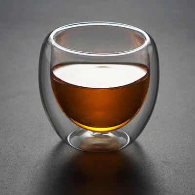 Double-walled insulated glass 180 ml