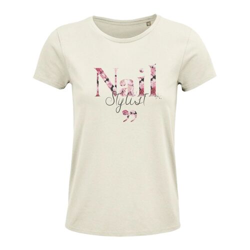 Pfingsrose T-Shirt - Nail Stylist - Natural