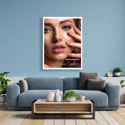 Affiche 3:4 - Femme Naturelle Foncé - 90cm x 120cm