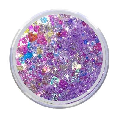 MAGICALLY Glitter Powder - Coeur Lilas Article n°J22