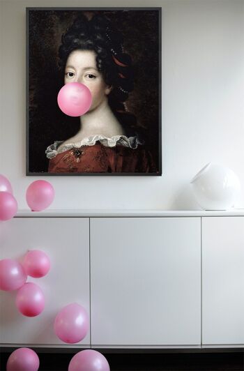 Portrait sur toile avec Bubblegum Bubblegum - 1 (Petit) 2