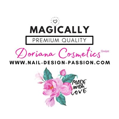 Adesivo con logo MAGICALLY, rotondo, trasparente (Studipartner)