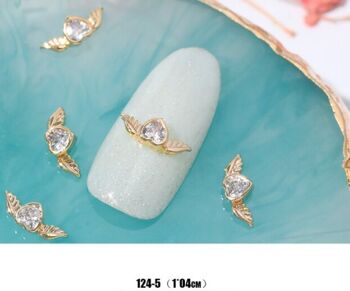 Pierres de cristal de luxe - or - 124-5 2