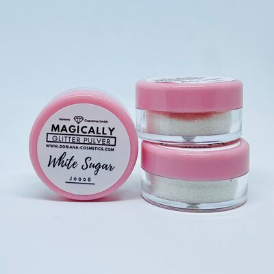 MAGICALLY Glitter Pulver - White Sugar