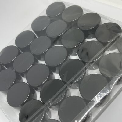 25x Pots Vides 5ml Noir