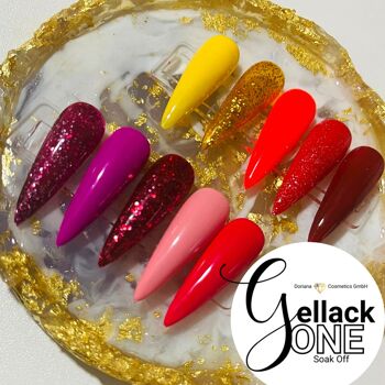 Gellack ONE - Renata Red Glitter (Art.-Nr.:H10) 2