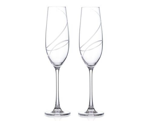 Aurora Champagne Flutes – Set Of 2