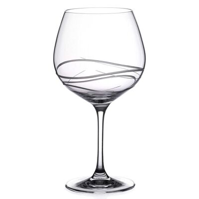 Bellissimo bicchiere di cristallo Ocean Gin Copa tagliato a mano in confezione regalo