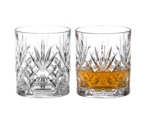 Chatsworth Lead Free Crystal Whisky Tumblers - Set Of 2