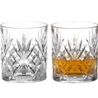 Verres à whisky en cristal sans plomb Chatsworth - Lot de 2