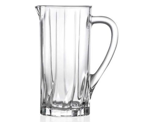 Crystal Glass Jug 'firenze', 23 Cm - 1.2 L, Perfect Jug For Water, Pimms, Lemonade And More