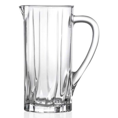 Jarra De Cristal 'Firenze', 23 Cm - 1,2 L, Jarra Perfecta Para Agua, Pimms, Limonada Y Más