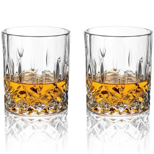 Verres à whisky Diamante 'dorchester' - Cristal sans plomb de qualité supérieure - Lot de 2