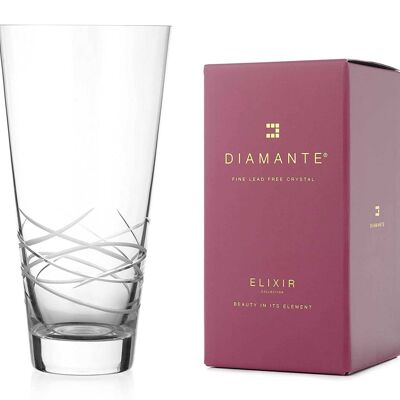 Diamante Frosts Conical Vase - 25cm