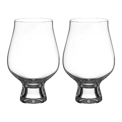 Diamante Gin Goblets - 'auris' Crystal Gin And Tonic Glass - Set Of 2
