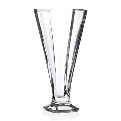 Diamante Quadro Vase 28 cm aus bleifreiem Premium-Kristall