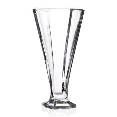 Diamante Quadro Vaso 28 Cm Realizzato In Cristallo Premium Senza Piombo