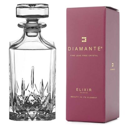Decantador de Whisky Diamante Colección “dorchester” | Decantador Cristal 750 Ml | Caja de regalo
