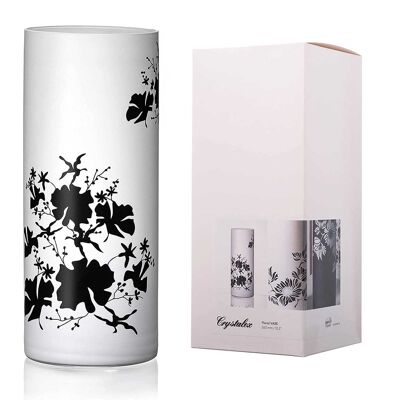 Vaso Di Fiori In Vetro Dipinto A Mano - 25 Cm