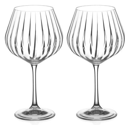 Bicchieri da gin Mirage Crystal con effetto ottico - Set di 2