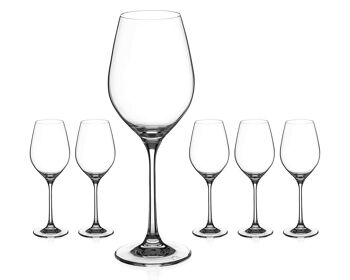 Verres à vin blanc en cristal Rona Select - Collection 'célébration' - Ensemble de 6 verres