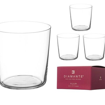 Slender & Short Light Water Glasses - Set Of 4