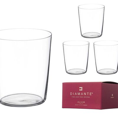 Slender & Tall Light Water Glasses - Set Of 4
